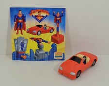 1997 Lois Lane Pull  Go Red Convertible Car 4" Burger King Vehicle Superman