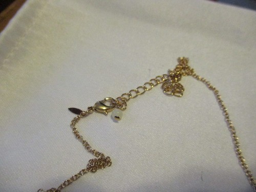 AVON Wild Flower Halskette & Ohrring Set goldfarben mit farbigen Strasssteinen - Bild 3 von 12