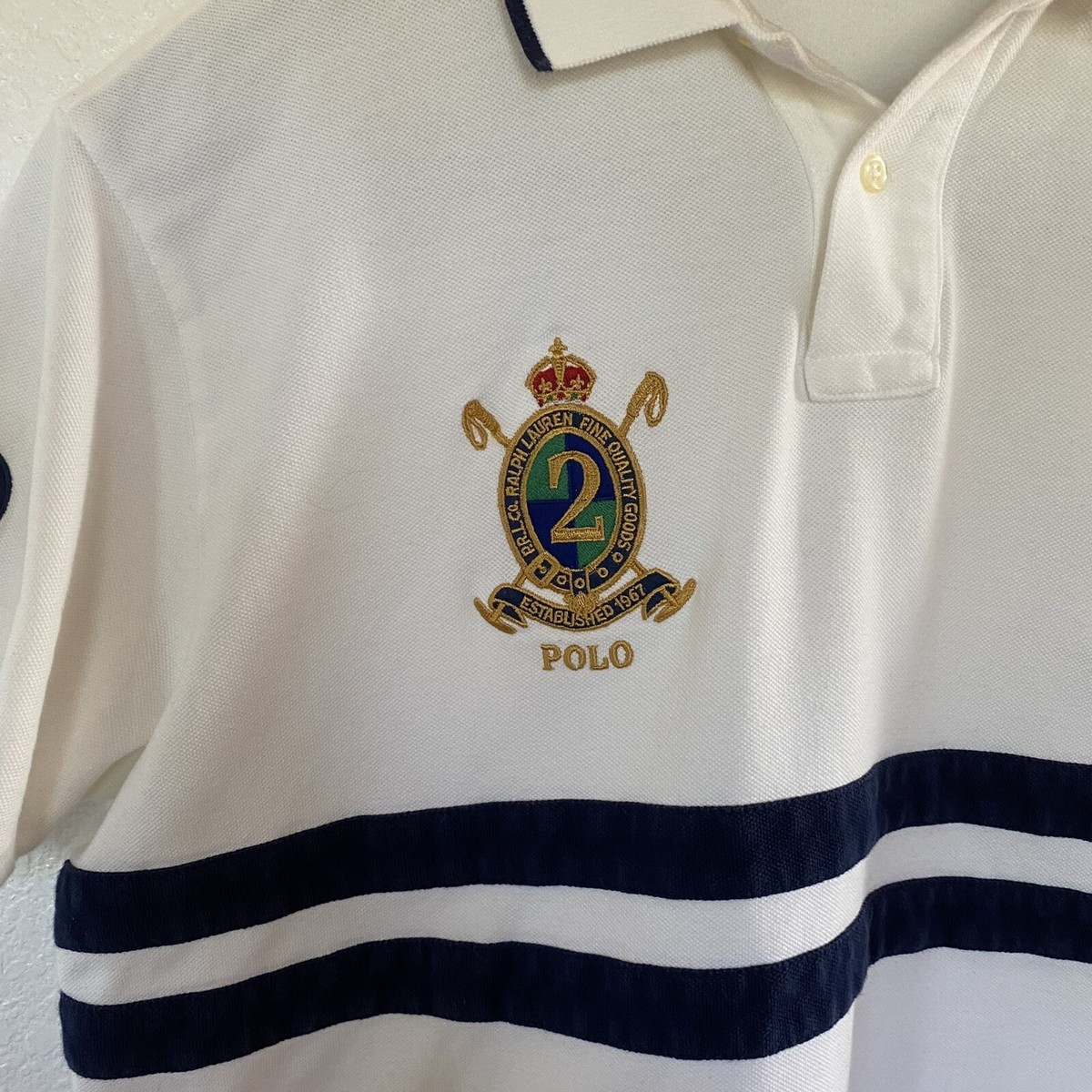 Polo Ralph Lauren Men's Custom Fit Big 2 and Big Pony Logos Polo Ralph Lauren Men's Custom Fit Big 2 and Big Pony Logos