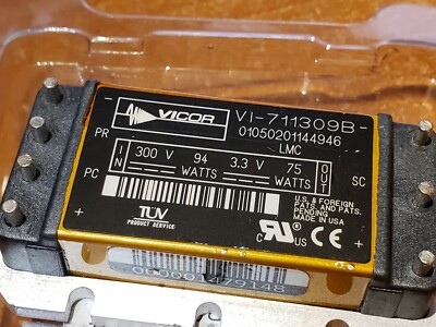 NEW Vicor VI-711309B Micro DC DC Converter 300V Input 3.3V Out 75 Watts