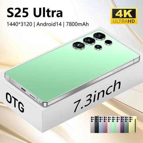 New S25 Ultra 5G Smartphone 7.3" Factory Unlocked Android Cellphones Dual SIM - Picture 8 of 34