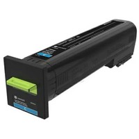 Original Lexmark 72K2XC0 072K2XC0 Toner Cyan