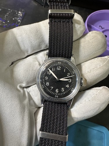 1944 WW2 Waltham A-11 US ARMY AIR CORPS PILOT WATCH. +SERVICED!