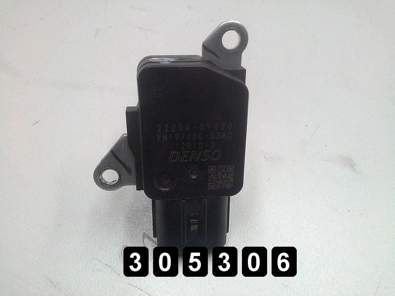 2015 TOYOTA YARIS DéBITMèTRE D'AIR MASSIQUE ORIGINALE 22204-0V020 - Photo 3/4