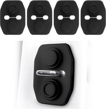 4PCS Universal Silicone Car Door Latch Covers, 3-Layer Shock Absorption Noise-Re