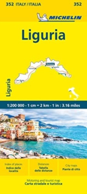 Liguria - Michelin Local Map 352: Straßen- und Tourismuskarte 1:200.000 - Image 4