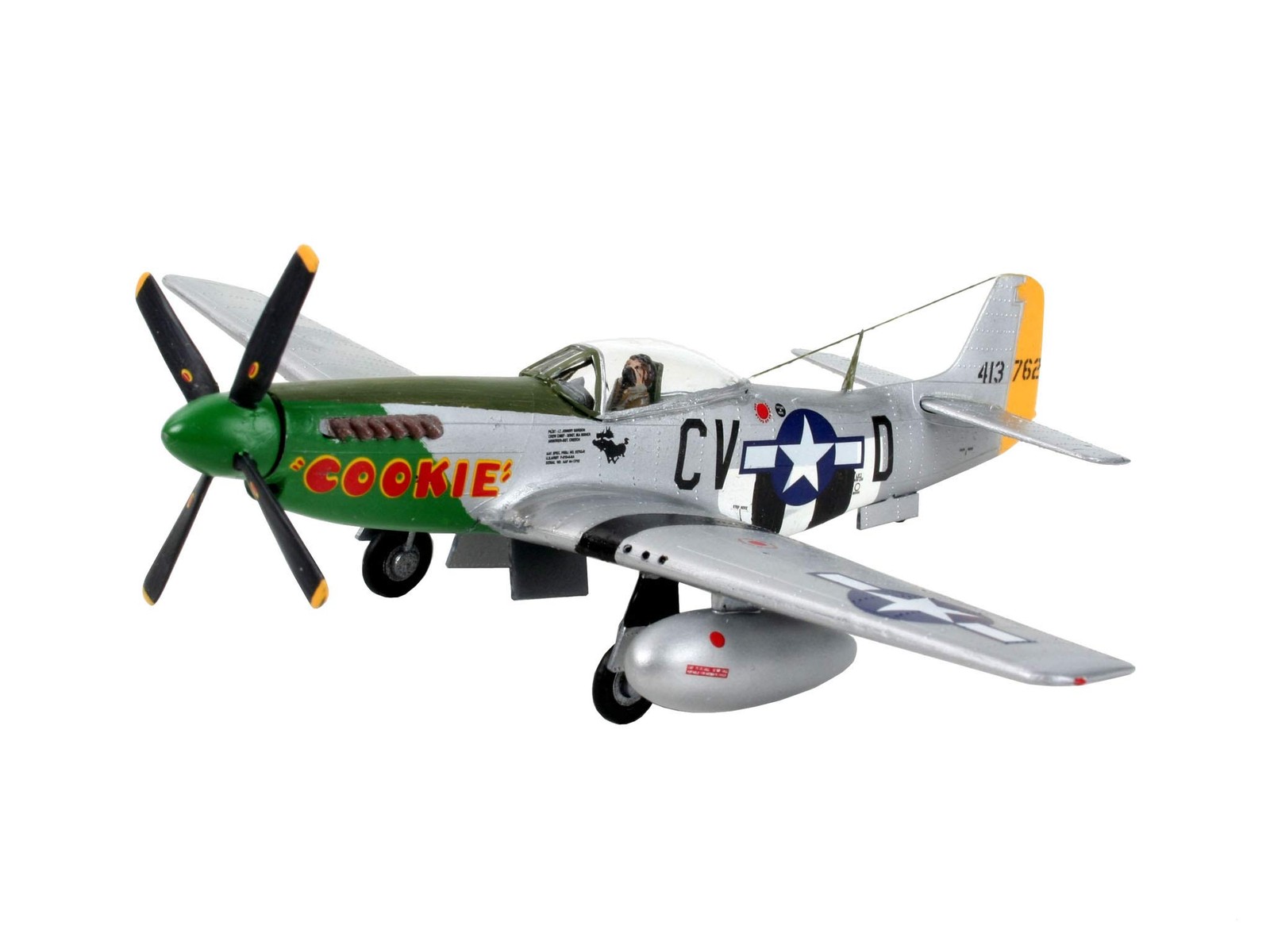 Revell Modellbausatz Flugzeug 172 - P-51D Mustang im Mastab 172 3 ori 7590₽