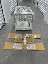 New Open Diggs Ash Revol Dog Crate Kennel Small Double Door Divider Heavy Duty