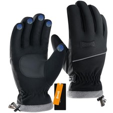Winter Gloves for Men, Thermal Insulated Waterproof Windproof Cold Weather Gl...