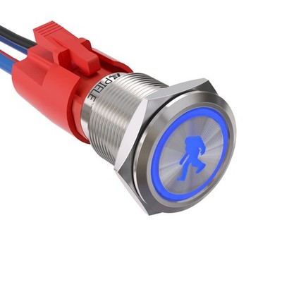 Sasqutach Lights Push Button Switch ON Off Stainless Steel 10A 12V 24VDC Pre-...