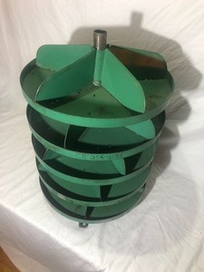 Vintage Industrial 5-tier Rotating Parts Tool Bin Rotabin Style Hardware Rotobin