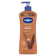Vaseline Cocoa Radiant Body Lotion with 48H Moisture, 20.3 oz