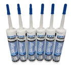 Tek Bond Clear 100% Silicone Caulk Adhesive Window & Door 10.1 OZ (6 Pack)