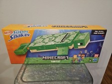 New Nerf Super Soaker Minecraft Turtle Water Blaster Outdoor Water Toys Ages 6 