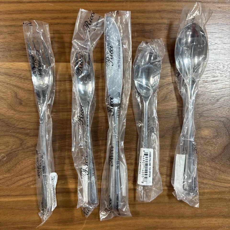 Ricci 18/10 Acero Inoxidable 5 Piezas Ajuste de Lugar Foto 2 de 2