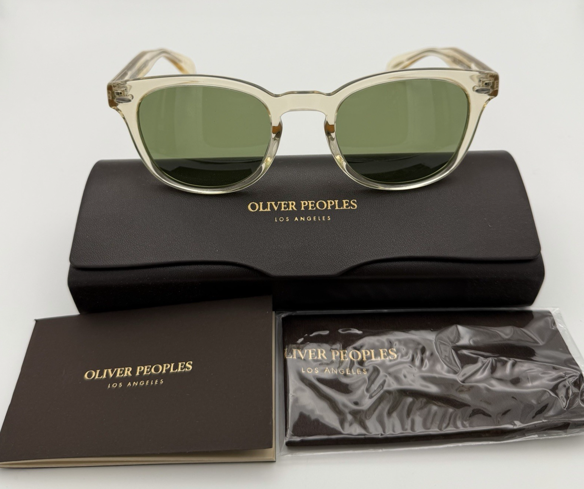 オルトリーブ Oliver Peoples Sheldrake Sun - OV5036S 158052 -Buff Frame / Green