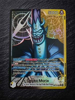 One Piece Gecko Moria Leader OP14-080 Alt Art/Parallel Rare Custom/Fan-Art