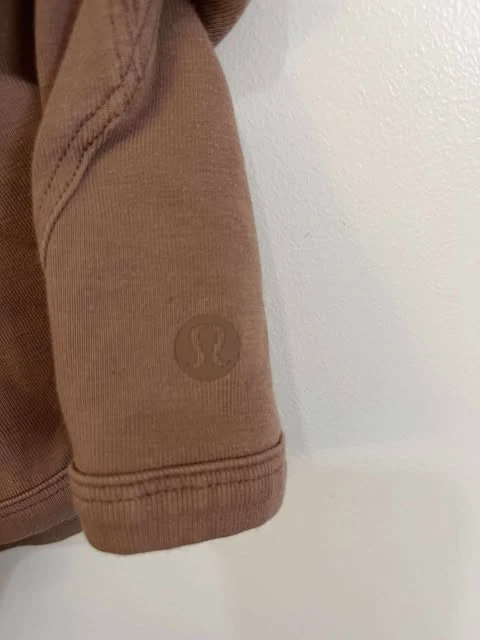 Lululemon Dusty Rose Pink Ribbed Held Tight Short Sleeve Athletic Shirt Size 2 — 第 4/4 张图片