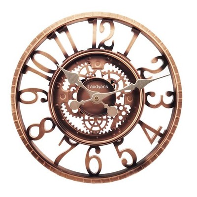 Taodyans Outdoor Wanduhr, Gartenuhr, 12 Zoll wasserdichte Uhr, Quarz Bat...