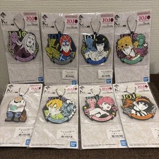 JoJo's Bizarre Adventure Rubber Charm Set 8 Types with Bonus Used