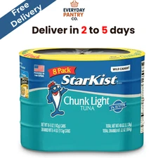 StarKist Chunk Light Tuna in Water, 5 oz, 8 Cans