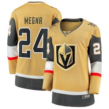 Women's Fanatics Jaycob Megna Gold Vegas Golden Knights Home Breakaway Jersey