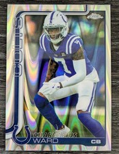 2025 Topps Chrome Football Charvarius Ward Raywave Refractor #129 Colts