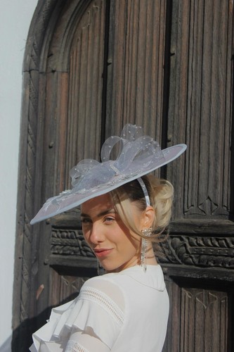 Ascot, Races, Wedding Silver grey Hat - Picture 2 of 9