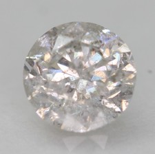 0.53 Carat G Color Round Brilliant Natural EARTH MINED Loose Diamond 5.1mm VIDEO