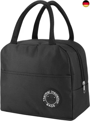 HEMIKS Kühltasche Klein, 5,5 L Mini Kühltasche mit Isolierter Aluminiumfolie, Faltbar T