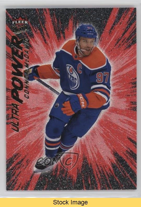 2024-25 Upper Deck Fleer Ultra Power Red Connor McDavid #UP5OF30 READ