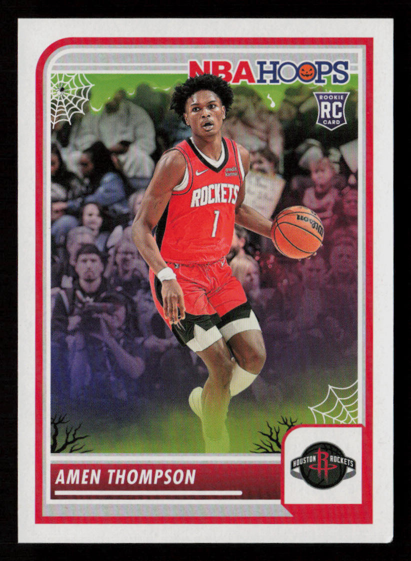 Amen Thompson 2023-24 Hoops Haunted Hoops #86 RC Rookie Houston Rockets