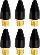 HARFINGTON 6pcs Air Nozzle Tip 1/8" Rubber Blow Gun for Black 