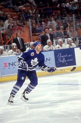 Glenn Anderson Toronto Maple Leafs skates on the ice at an NHL gam- Old Photo