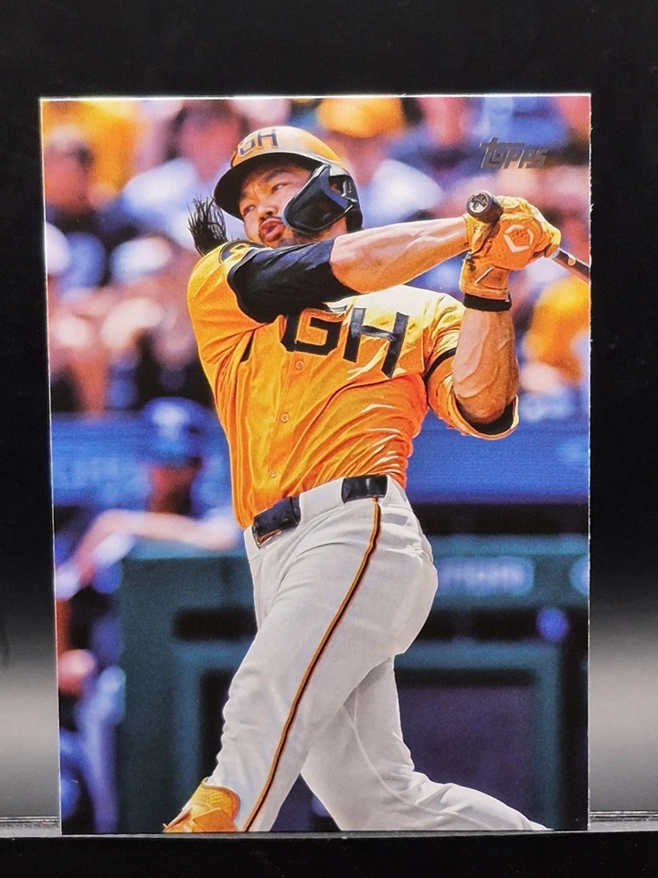 2025 Topps #168 Connor Joe TRUE PHOTO VARIATION SSP!  Pittsburgh Pirates ☠️ ⚾️  - Image 4 of 4
