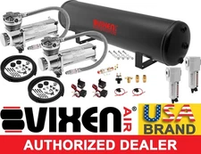 AIR SUSPENSION KIT/SYSTEM FOR TRUCK/CAR BAG/RIDE/LIFT, DUAL COMPRESSOR, 5G TANK