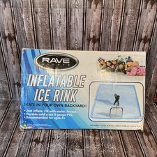 NEW Rave Sports Backyard Inflatable Ice Rink 13' x 10' x 4" FIGURE SKATE HOCKEY