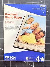Epson Premium Photo Paper Glossy 5" x 7" 20 Sheets S041464 Brand New PRICE DROP