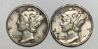 1931 and 1931-S 10C Mercury Dimes 90% Silver