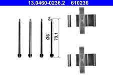 ZUBEHÖRSATZ SCHEIBENBREMSBELAG HINTEN ATE 130460 02362 FÜR MERCEDES ZUBEHÖRSATZ SCHEIBENBREMSBELAG HINTEN ATE 130460 02362 FÜR MERCEDES