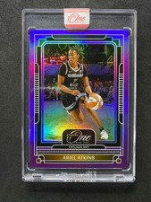 2025 Panini WNBA One and One Ariel Atkins Purple 9/25 #71 Sky