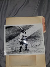 Vintage 1927 Babe Ruth Press Black and White  Photograph   7x9in  Original