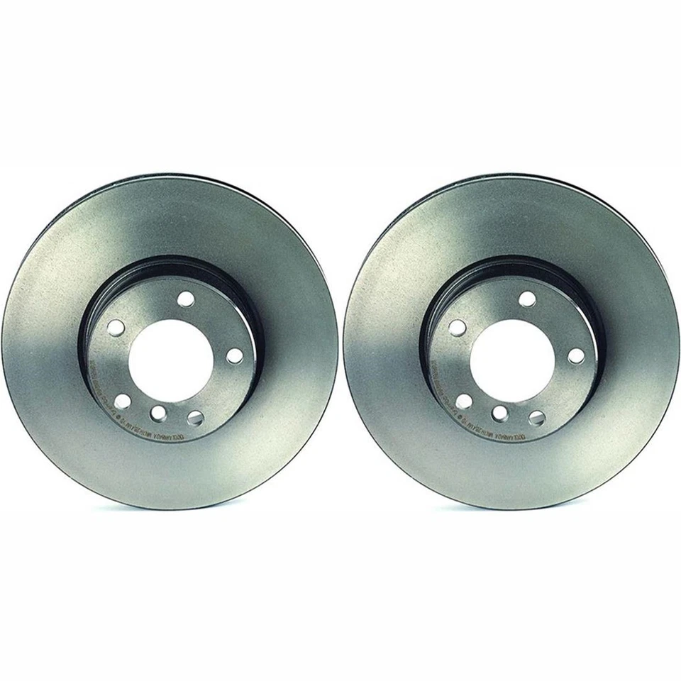 Juego de rotores de freno delanteros Brembo High Performance OE para BMW 540i 2001-2003 Foto 2 de 4