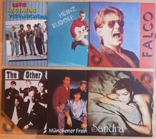 6x DDR Amiga Quartett Vinyl Singles - FALCO EAV SANDRA KUNZE !!!