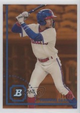 2022 Bowman Heritage Chrome Prospects Orange Refractor 11/25 Yhoswar Garcia 18pd