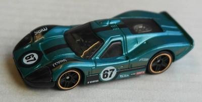 Hot Wheels 1967 Ford GT40 MK.IV petrolmetallic HW Oldtimer Mattel Auto Car ´67
