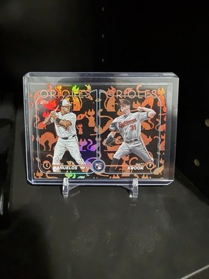 2024 Topps Update Series  #3/10 Rookie Combos Matt Krook, David Banuelos US315