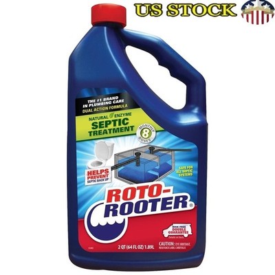 Septic Treatment Enzymes Prevent Backup Odors Dissolve Waste Safe All Systems US