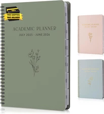 Aesthetic 2025-2026 Academic Planner - a Beautiful 7" X 10" Daily Planner for Wo