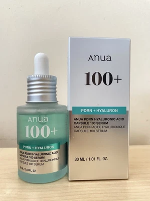 ANUA PDRN Hyaluronic Acid Capsule 100 Serum Radiant Face Serum Hydration 30ml~